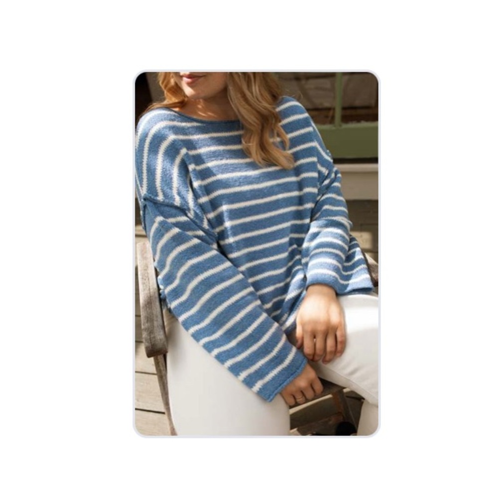 CJLA Blue Quince Sweater